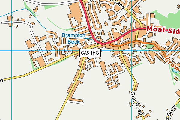 CA8 1HG map - OS VectorMap District (Ordnance Survey)