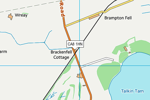 Brampton Golf Club map (CA8 1HN) - OS VectorMap District (Ordnance Survey)