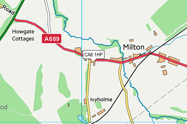 CA8 1HP map - OS VectorMap District (Ordnance Survey)