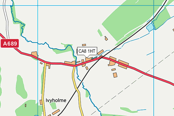 CA8 1HT map - OS VectorMap District (Ordnance Survey)