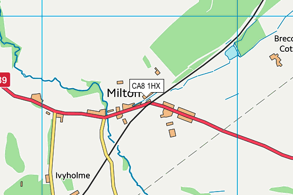 CA8 1HX map - OS VectorMap District (Ordnance Survey)