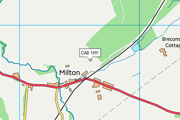 CA8 1HY map - OS VectorMap District (Ordnance Survey)