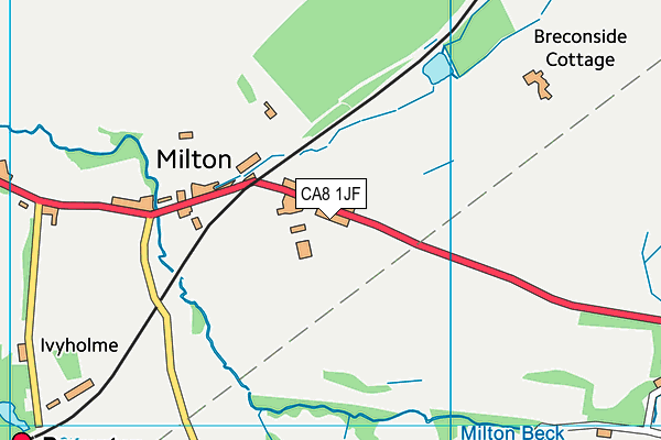 CA8 1JF map - OS VectorMap District (Ordnance Survey)