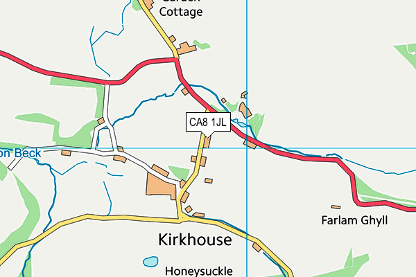 CA8 1JL map - OS VectorMap District (Ordnance Survey)