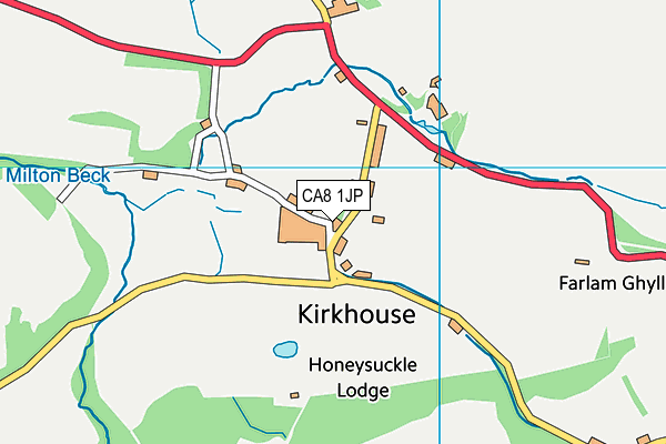 CA8 1JP map - OS VectorMap District (Ordnance Survey)