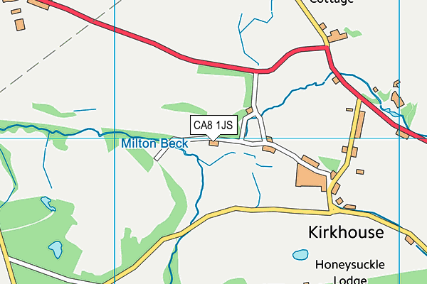 CA8 1JS map - OS VectorMap District (Ordnance Survey)