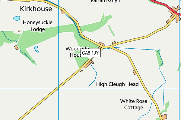 CA8 1JY map - OS VectorMap District (Ordnance Survey)