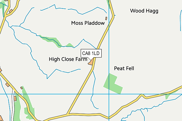 CA8 1LD map - OS VectorMap District (Ordnance Survey)