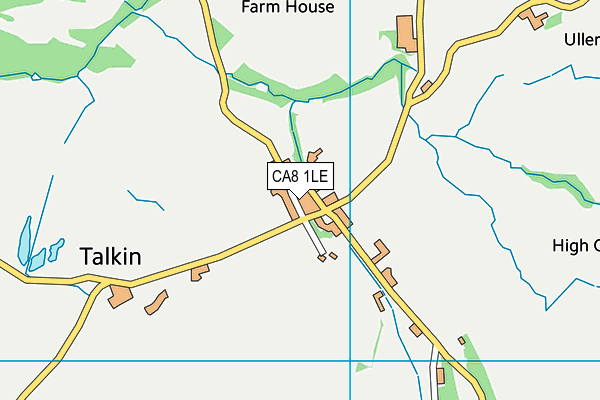 CA8 1LE map - OS VectorMap District (Ordnance Survey)