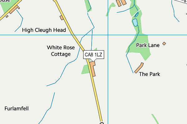 CA8 1LZ map - OS VectorMap District (Ordnance Survey)