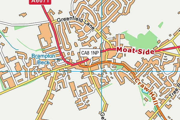 CA8 1NP map - OS VectorMap District (Ordnance Survey)