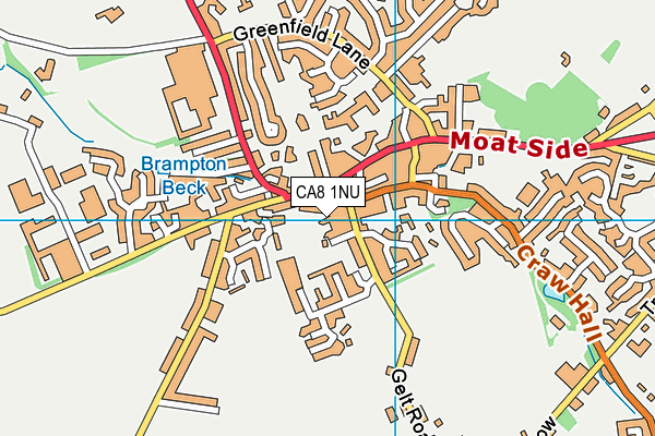 CA8 1NU map - OS VectorMap District (Ordnance Survey)