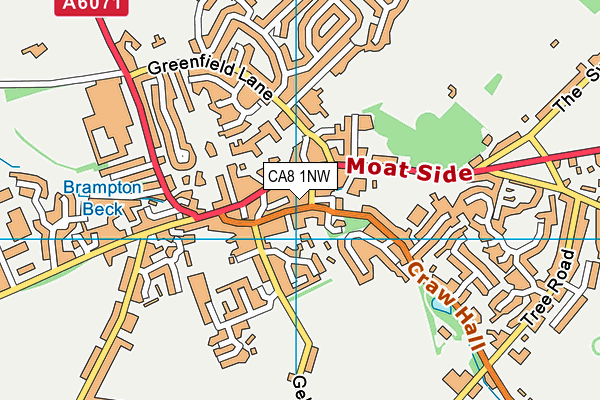 CA8 1NW map - OS VectorMap District (Ordnance Survey)