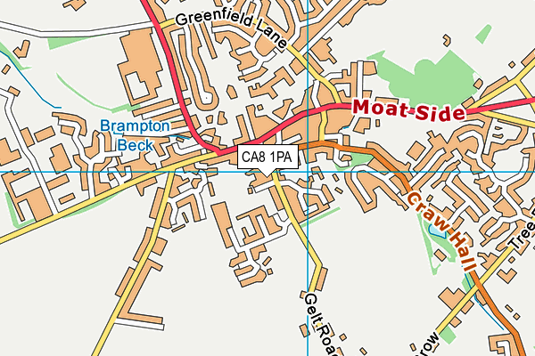 CA8 1PA map - OS VectorMap District (Ordnance Survey)