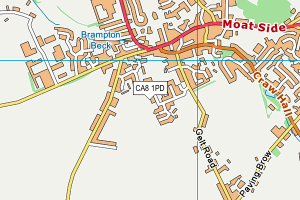 CA8 1PD map - OS VectorMap District (Ordnance Survey)