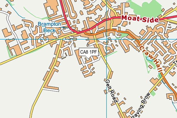 CA8 1PF map - OS VectorMap District (Ordnance Survey)