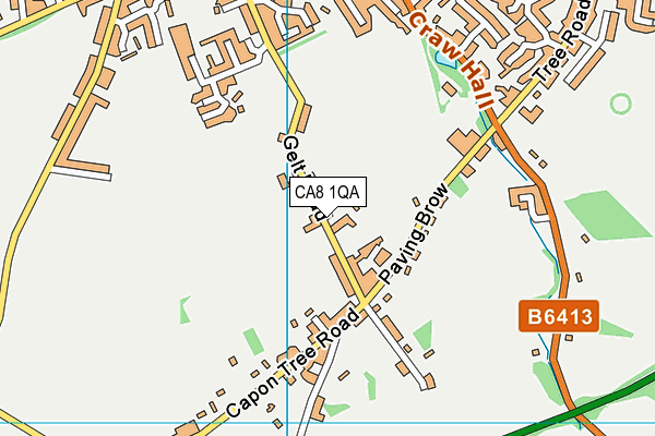 CA8 1QA map - OS VectorMap District (Ordnance Survey)