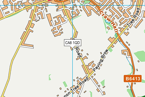 CA8 1QD map - OS VectorMap District (Ordnance Survey)