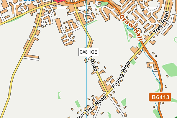 CA8 1QE map - OS VectorMap District (Ordnance Survey)