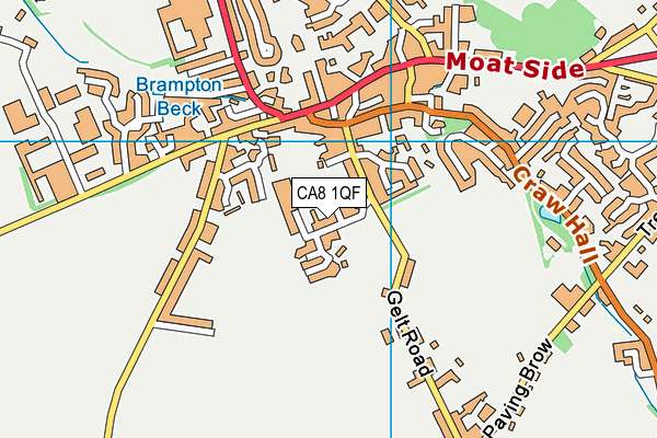 CA8 1QF map - OS VectorMap District (Ordnance Survey)
