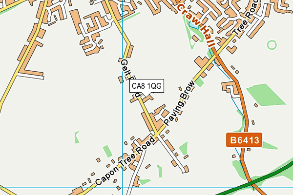 CA8 1QG map - OS VectorMap District (Ordnance Survey)