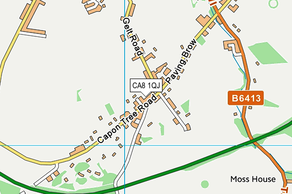CA8 1QJ map - OS VectorMap District (Ordnance Survey)
