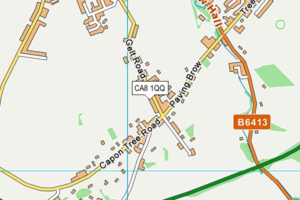 CA8 1QQ map - OS VectorMap District (Ordnance Survey)