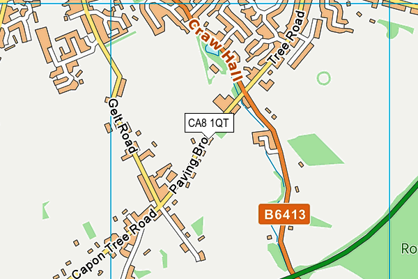 CA8 1QT map - OS VectorMap District (Ordnance Survey)