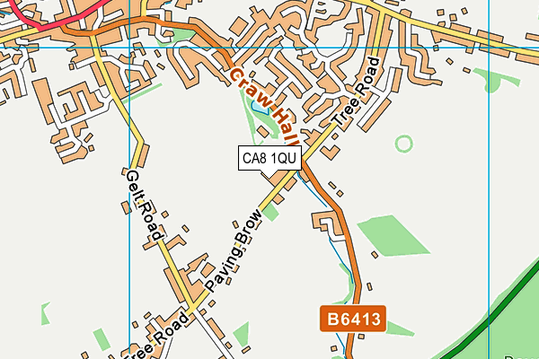 CA8 1QU map - OS VectorMap District (Ordnance Survey)