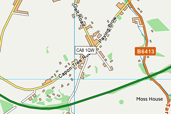 CA8 1QW map - OS VectorMap District (Ordnance Survey)