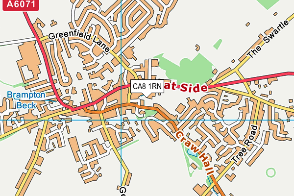 CA8 1RN map - OS VectorMap District (Ordnance Survey)