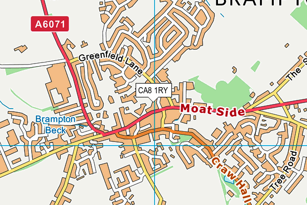 CA8 1RY map - OS VectorMap District (Ordnance Survey)