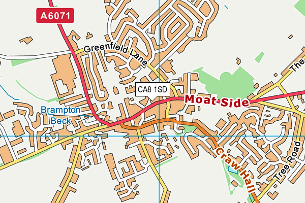 CA8 1SD map - OS VectorMap District (Ordnance Survey)