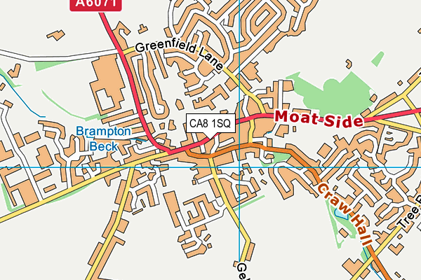 CA8 1SQ map - OS VectorMap District (Ordnance Survey)