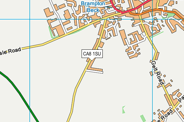 CA8 1SU map - OS VectorMap District (Ordnance Survey)