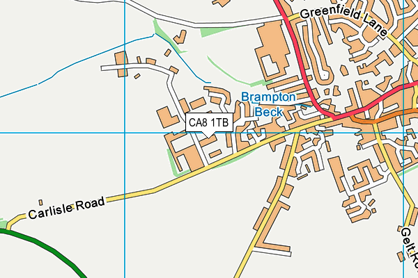 CA8 1TB map - OS VectorMap District (Ordnance Survey)