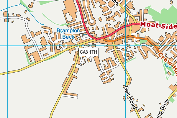 CA8 1TH map - OS VectorMap District (Ordnance Survey)