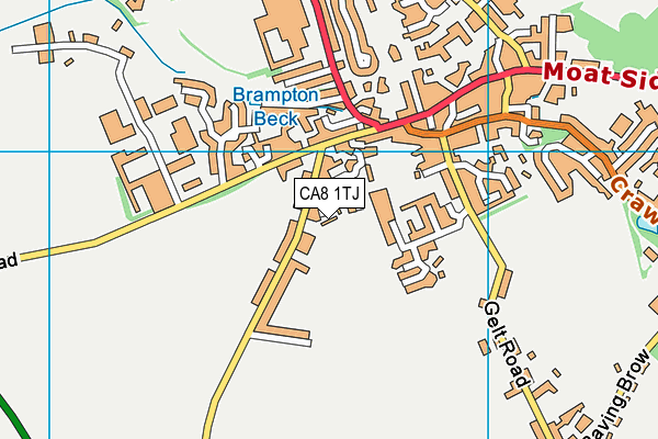 CA8 1TJ map - OS VectorMap District (Ordnance Survey)