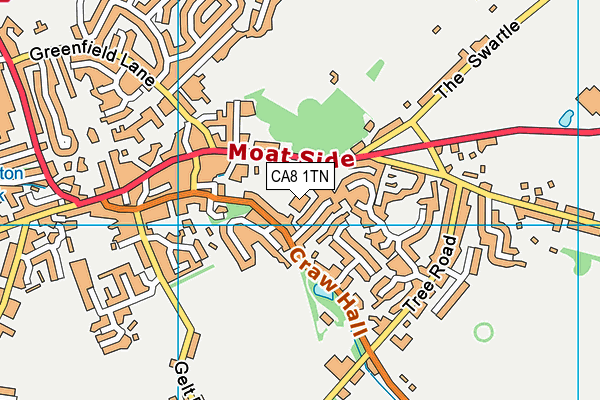 CA8 1TN map - OS VectorMap District (Ordnance Survey)