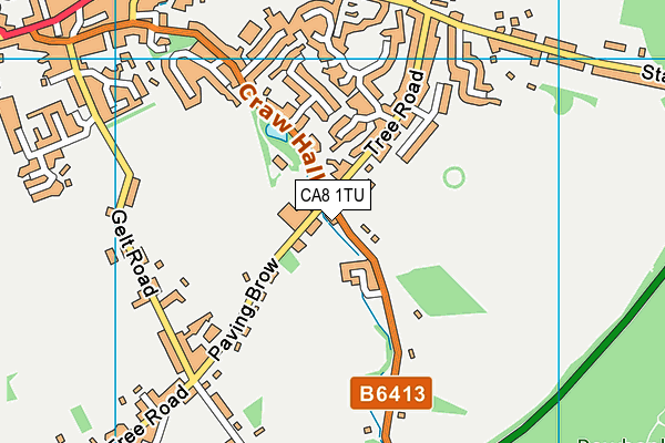 CA8 1TU map - OS VectorMap District (Ordnance Survey)