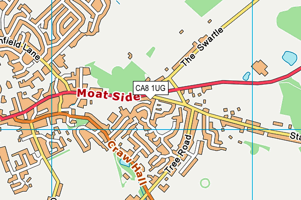 CA8 1UG map - OS VectorMap District (Ordnance Survey)