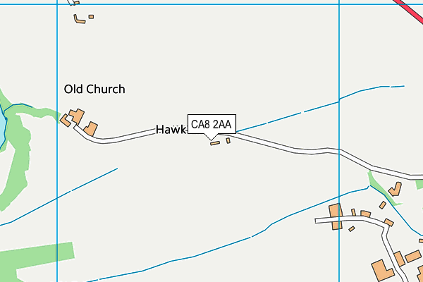 CA8 2AA map - OS VectorMap District (Ordnance Survey)