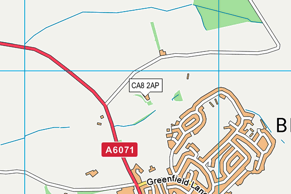 CA8 2AP map - OS VectorMap District (Ordnance Survey)