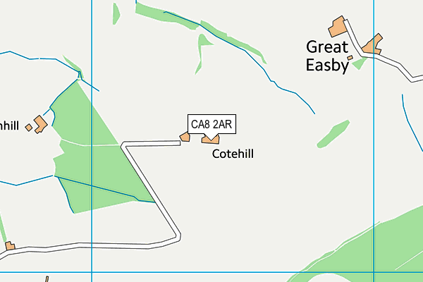 CA8 2AR map - OS VectorMap District (Ordnance Survey)