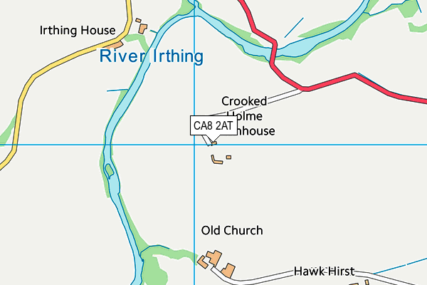 CA8 2AT map - OS VectorMap District (Ordnance Survey)