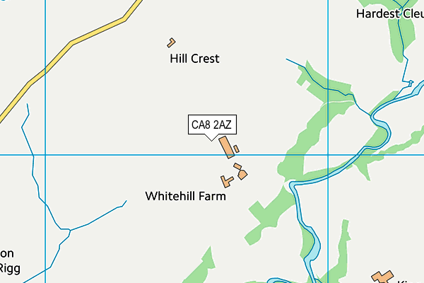 CA8 2AZ map - OS VectorMap District (Ordnance Survey)