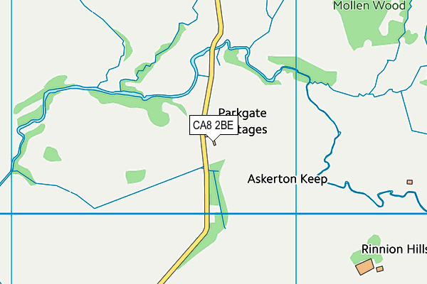 CA8 2BE map - OS VectorMap District (Ordnance Survey)