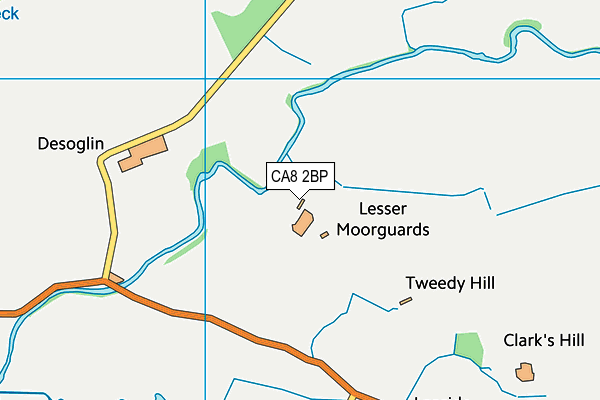 CA8 2BP map - OS VectorMap District (Ordnance Survey)