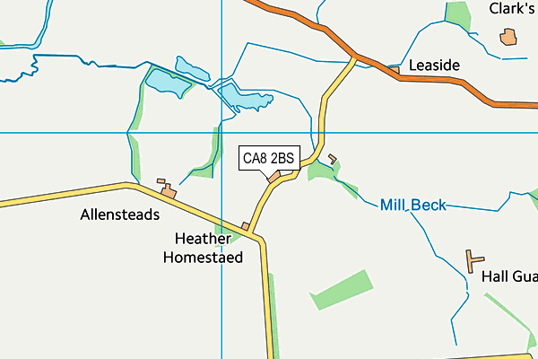 CA8 2BS map - OS VectorMap District (Ordnance Survey)