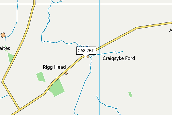 CA8 2BT map - OS VectorMap District (Ordnance Survey)